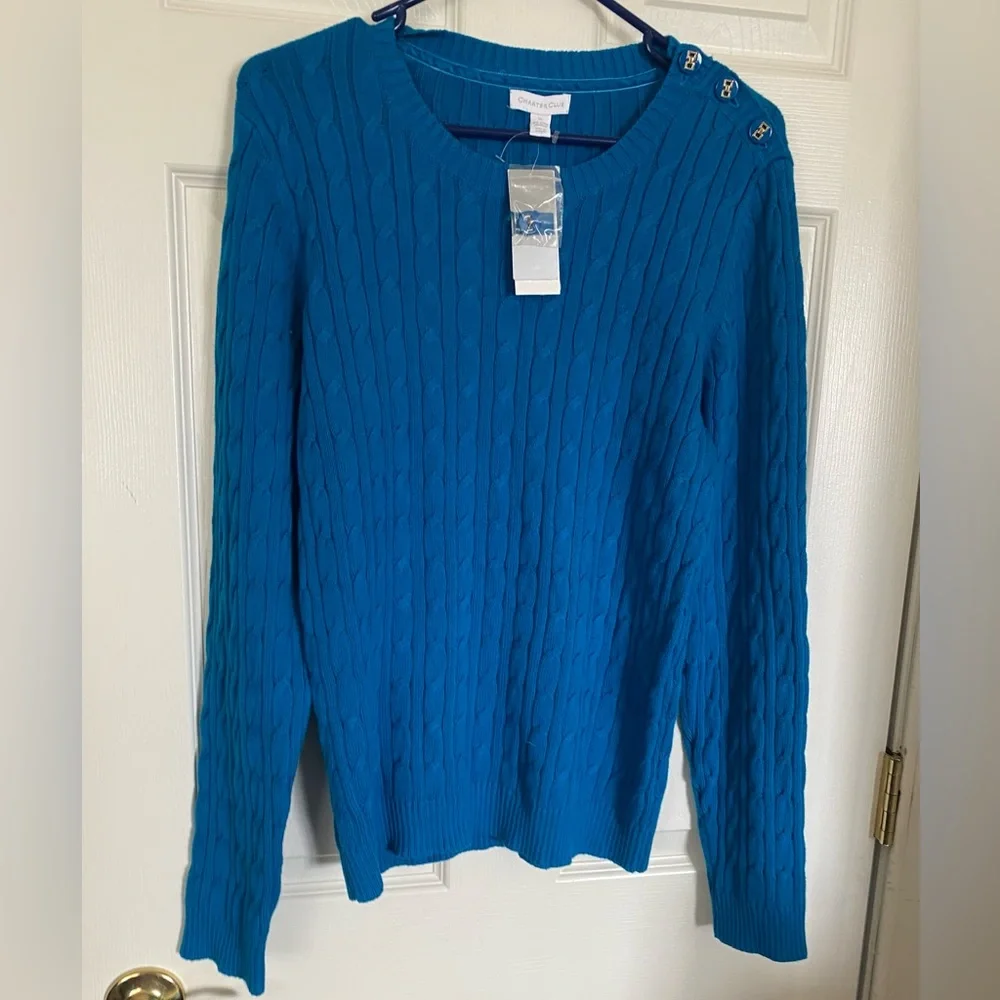 BEAUTIFUL KNIT SWEATER  NWT - Picture 5 of 9